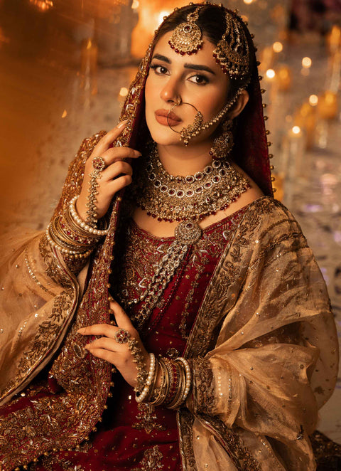 AARISH LUXURY BRIDAL FARSHI LEHENGA AND KAMEEZ