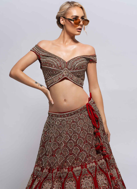 SHEHZADE BRIDAL LEHENGA CHOLI