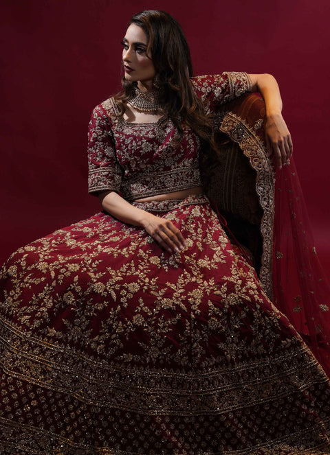 DAHLIA BRIDAL LEHENGA CHOLI