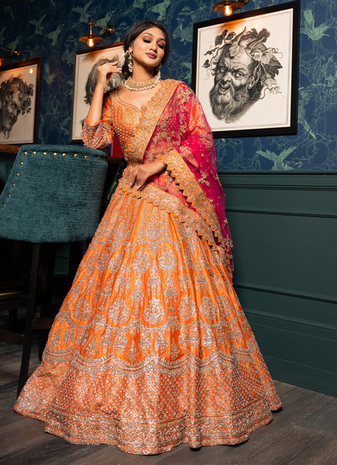 GHULAABO LUXURY BRIDAL LEHENGA