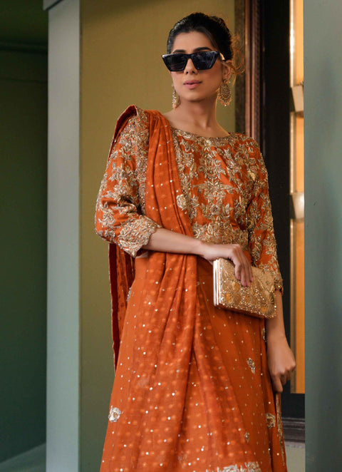 KESARIKA MEHENDI LEHENGA CHOLI