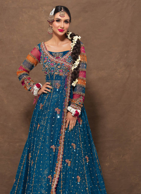 RANG-RASYA MUTICOLOUR LEHENGA