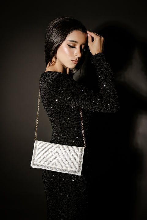 The FrostLine Evening Bag