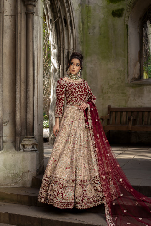 MEHRUN BRIDAL LEHENGA CHOLI