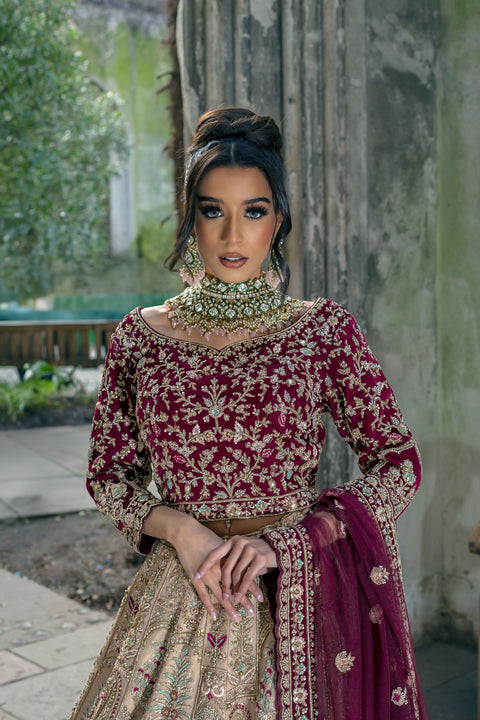 MEHRUN BRIDAL LEHENGA CHOLI