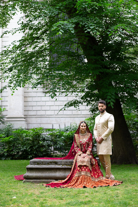 ADAARA FARSHI LEHENGA WITH TRAIL AND KAMEEZ