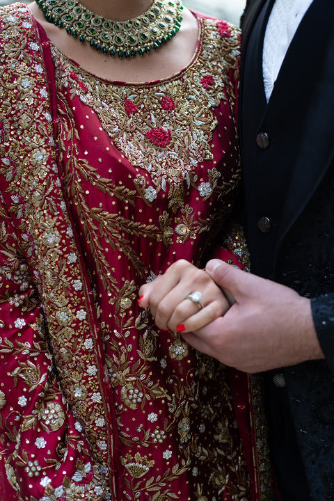 INAAYAT FARSHI LEHENGA WITH TRAIL AND KAMEEZ