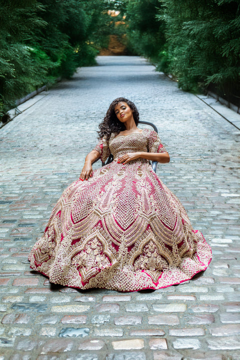 GULAABE BRIDAL LEHENGA CHOLI