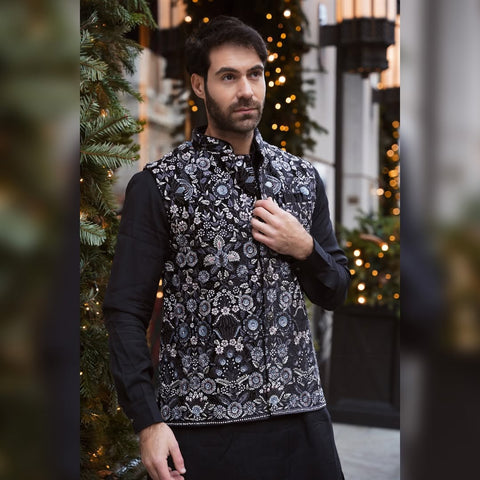 SHAHBAZ KURTA & TROUSER WITH WAISTCOAT