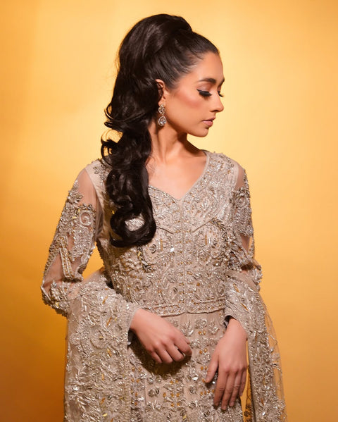 NASTARAN BRIDAL GOWN WITH TRAIL