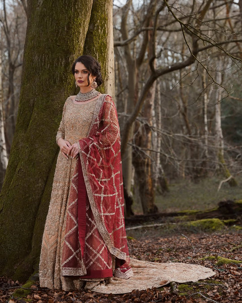 ZAREEN BRIDAL GOWN WITH TRAIL